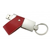 USB skórzane 5 czerwony